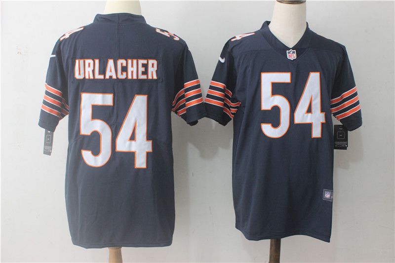 Men Chicago Bears 54 Urlacher Blue Nike Vapor Untouchable Limited NFL Jerseys